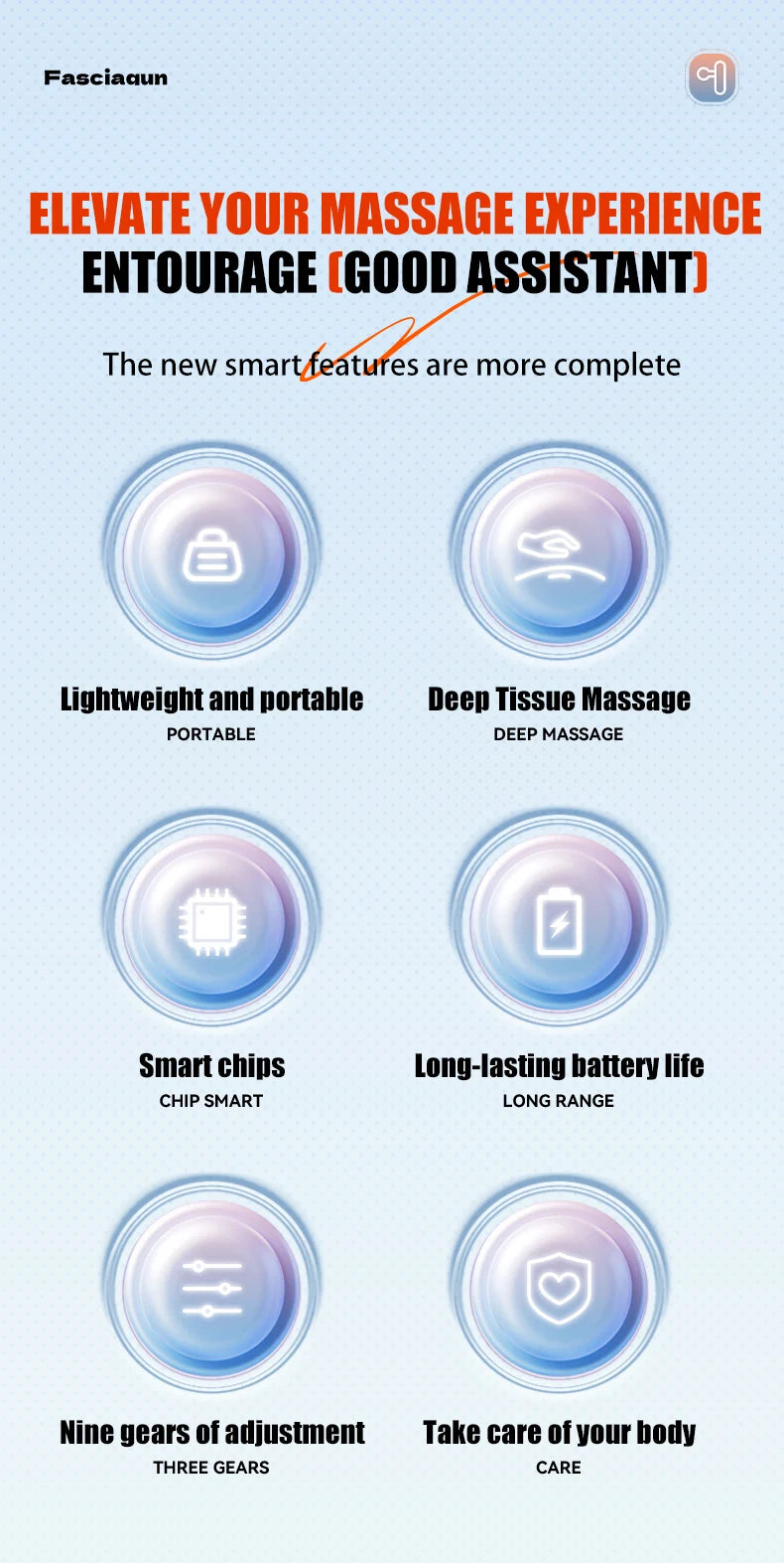 U-Shape Pro Massage Gun